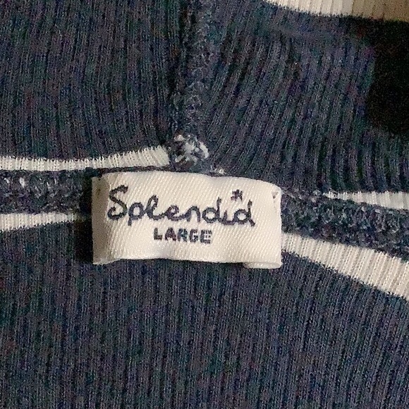 A7 - Splendid Hooded Waffle Knit Henley - Large - Picture 7 of 7